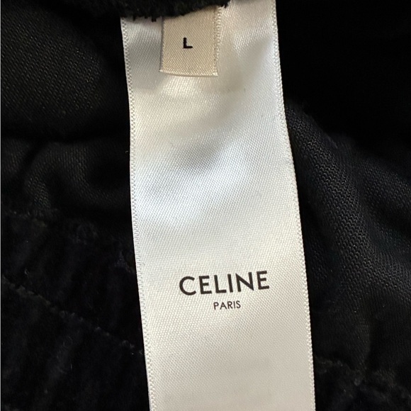Celine Straight Track Pants in Velvet Jersey - Picture 5 of 6